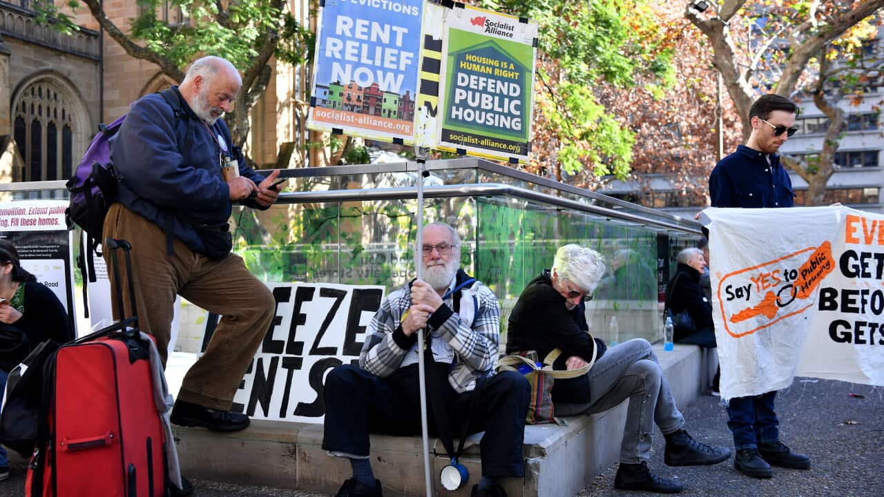 PUBLIC HOUSING PROTEST