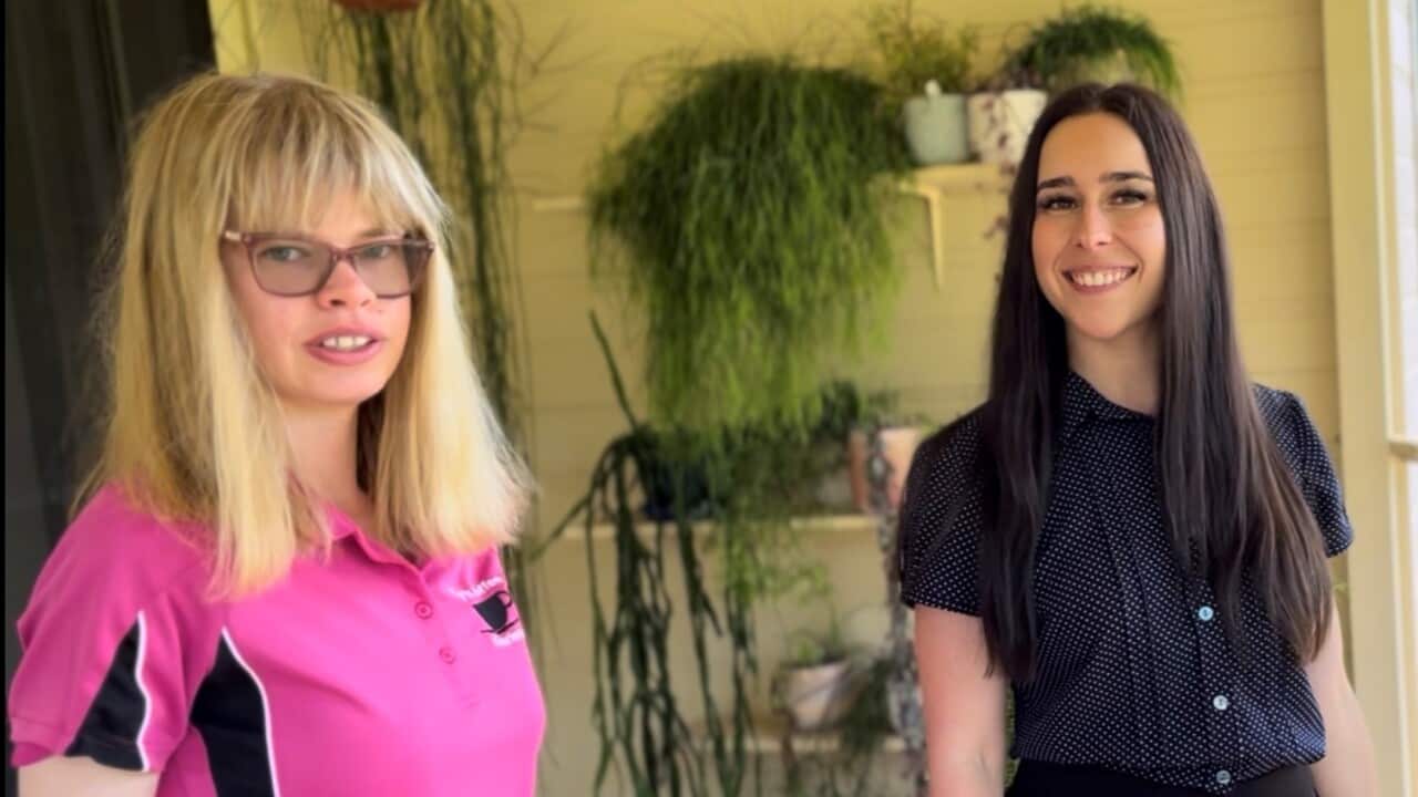 Carly Bishop (L) and Phoebe Tough (SBS).jpg