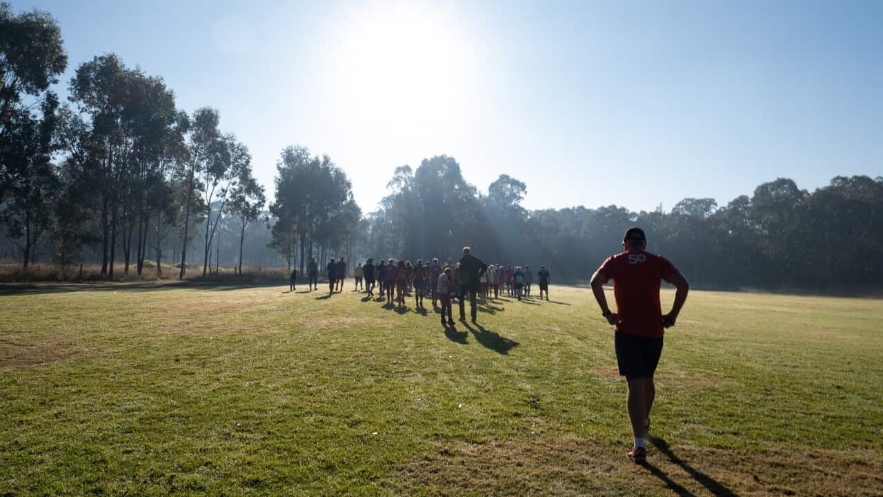 A supplied image shows a Parkrun event at Rouse Hill in Sydney, Sunday, June 9, 2019. (AAP Image/Supplied by Parkrun, Paul Rainbow) NO ARCHIVING, EDITORIAL USE ONLY