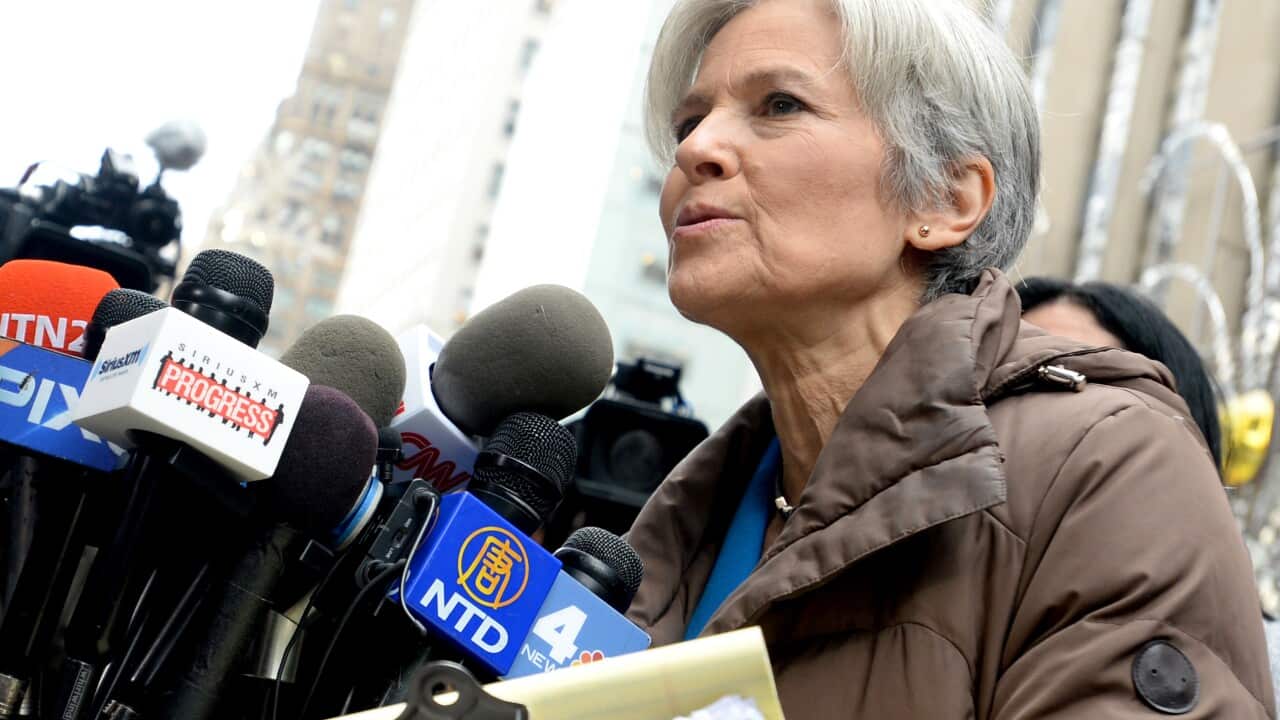 Green Party presidential candidate Jill Stein