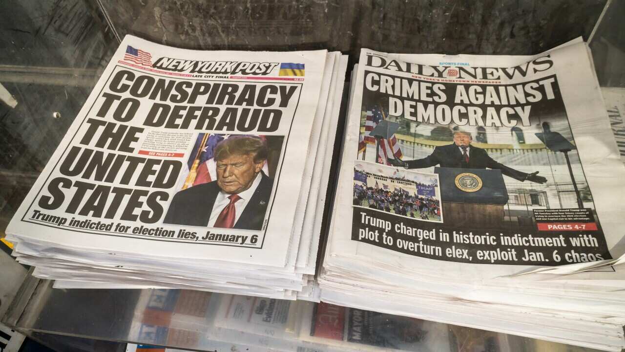 NY: New York papers report on third Trump indictment