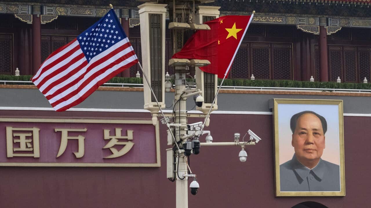 U.S. President Trump Arrives In China