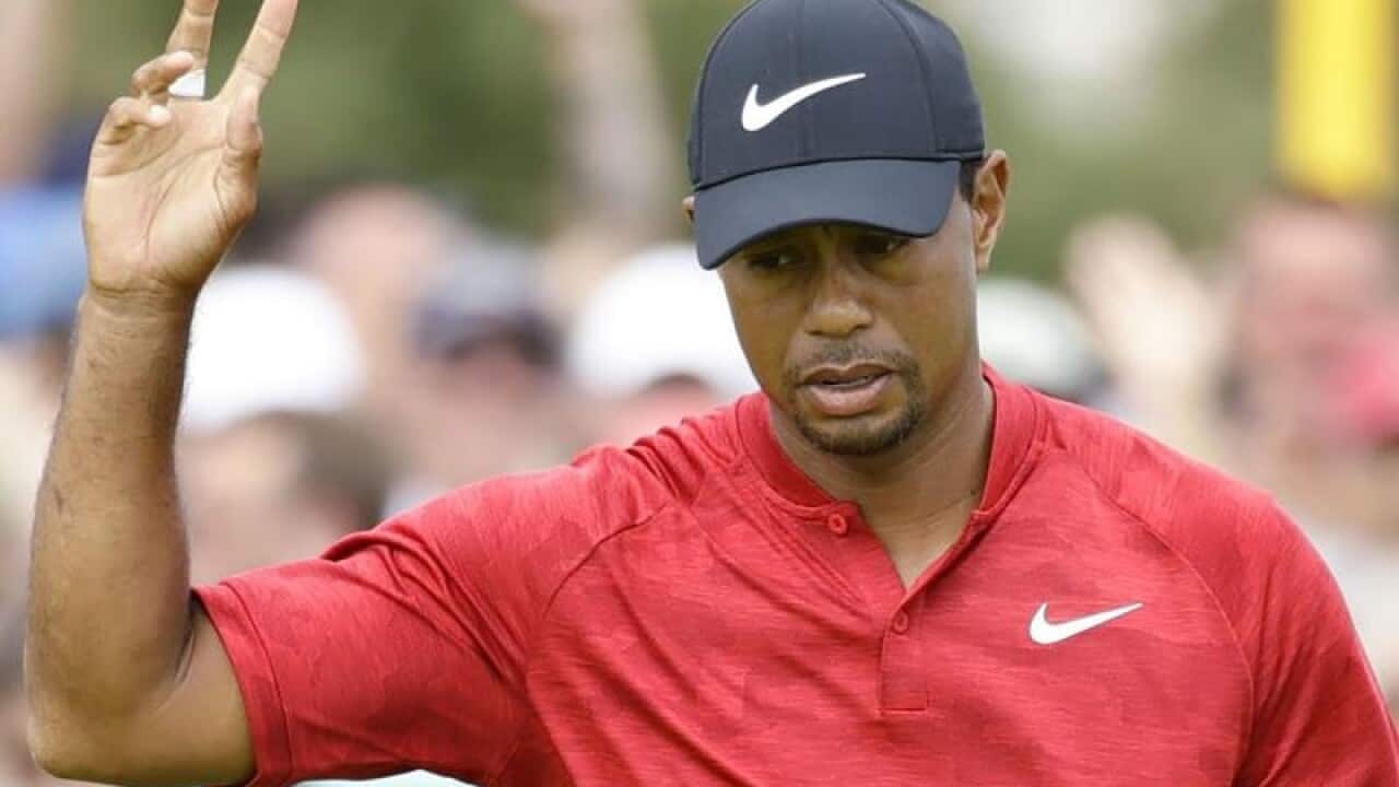 American golf star Tiger Woods