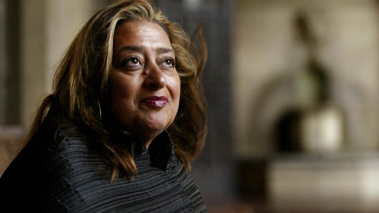 Iraqi-British architect Zaha Hadid