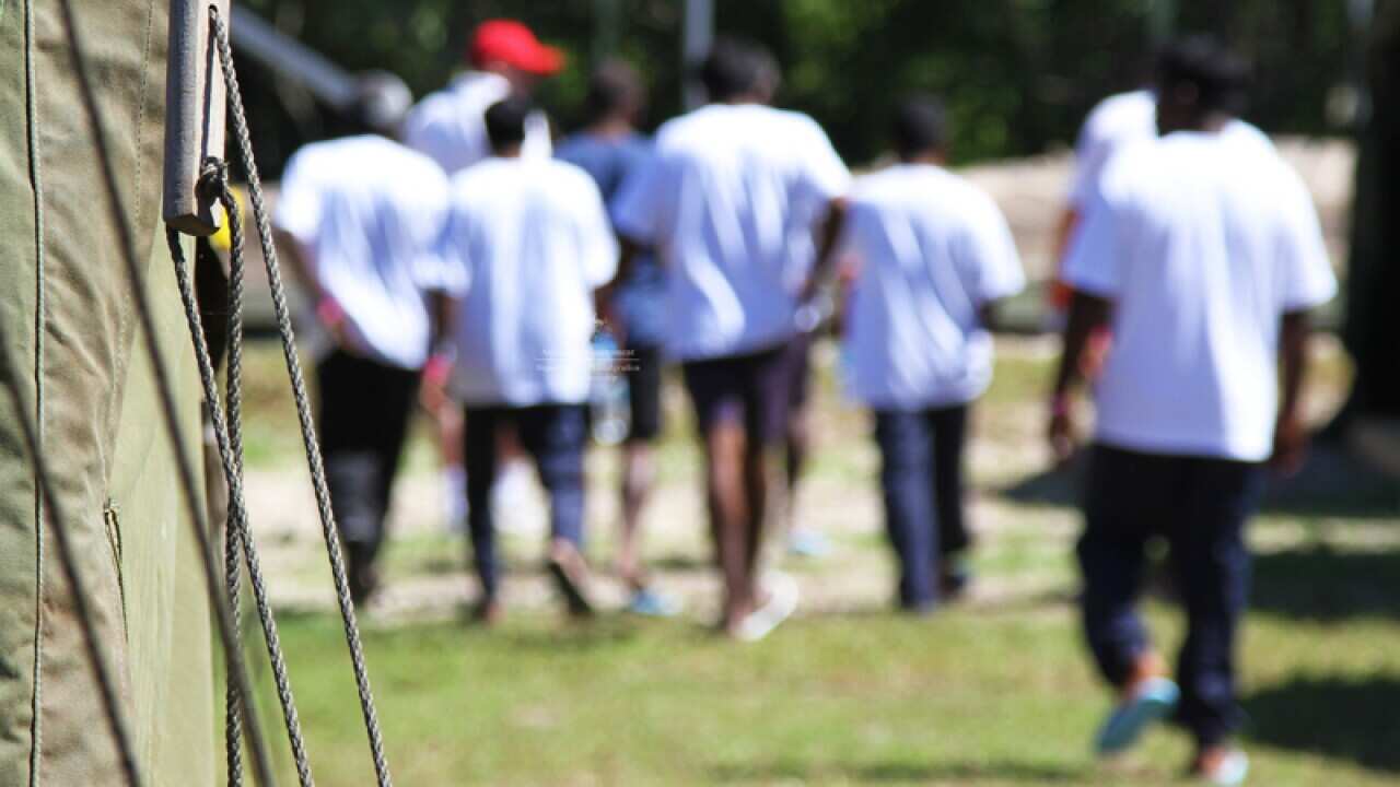 Tent accommodation at Nauru
