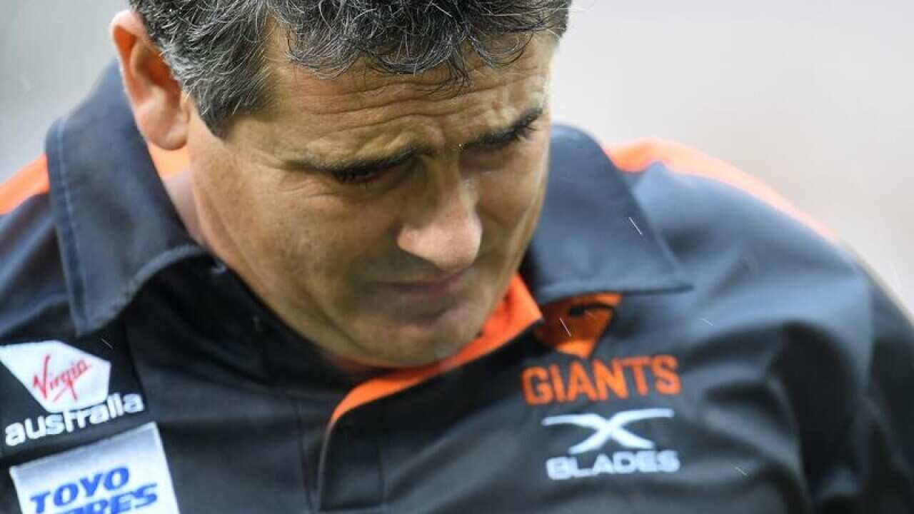 Coach of the Giants Leon Cameron