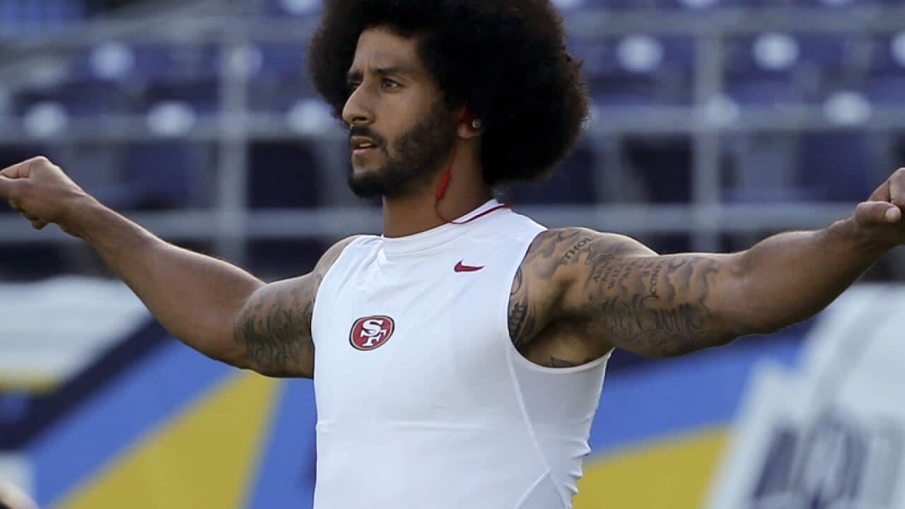 San Francisco 49ers quarterback Colin Kaepernick