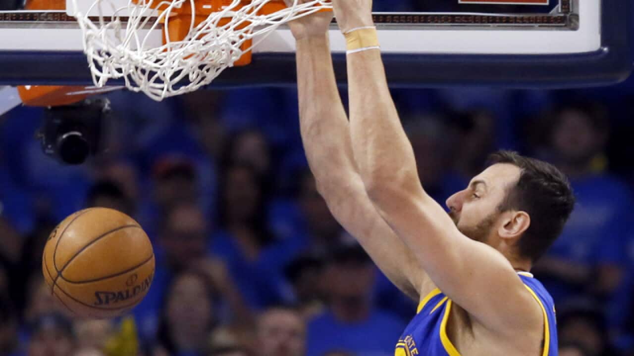 Australian basketballer Andrew Bogut