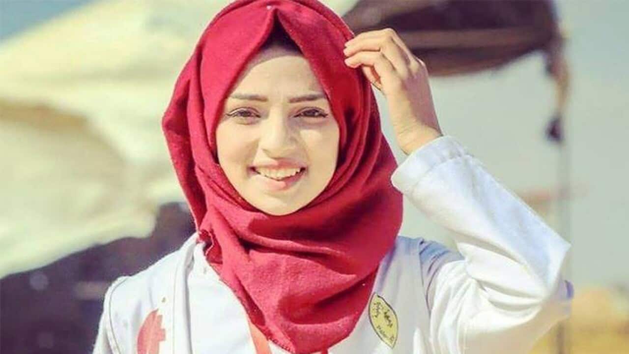 The last interview with the Palestinian medic Razan al-Najjar | SBS Arabic