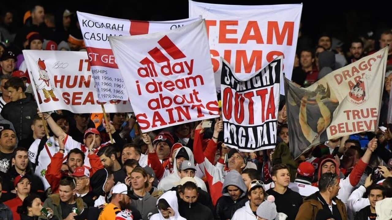 St George Illawarra fans