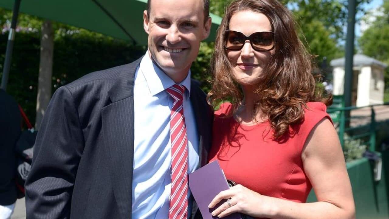 England cricketer Andrew Strauss and his wife Ruth