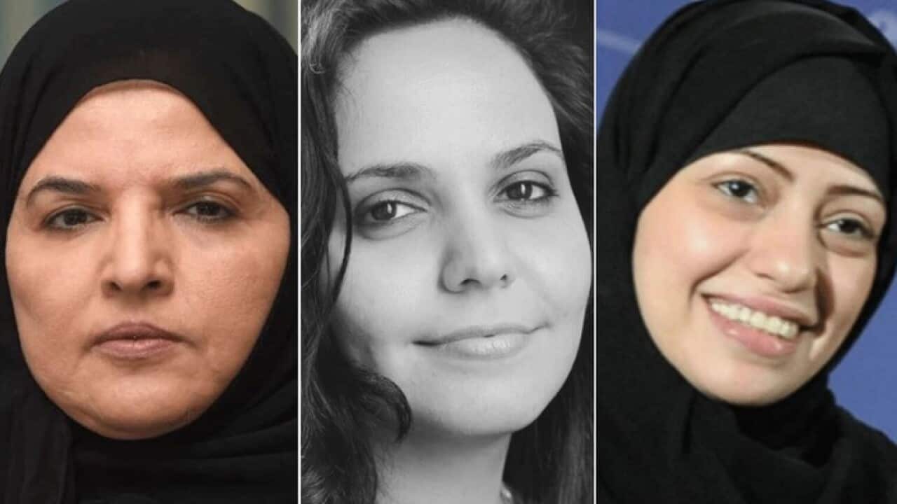 Detained ... Aziza Al Yousef, Eman Al Nafjan and Samar Badawi