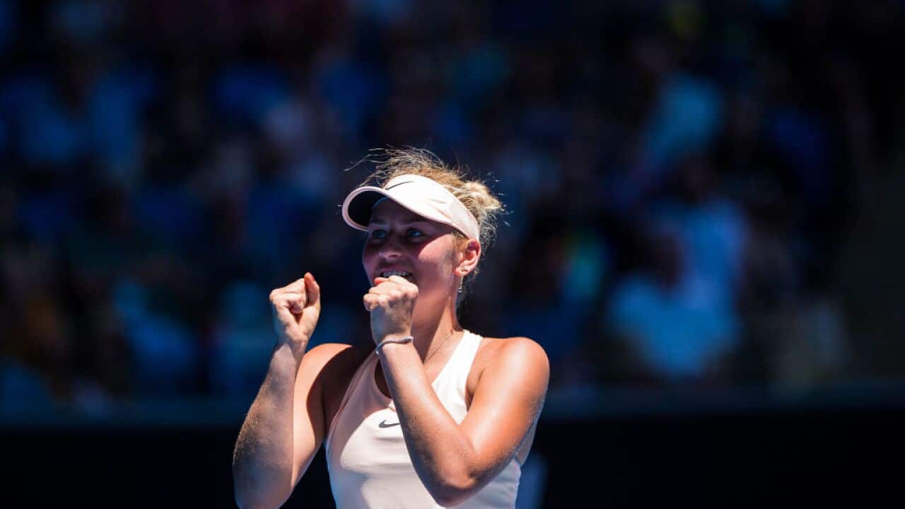 15-year-old Marta Kostyuk stunned the tennis world on day three in Melbourne