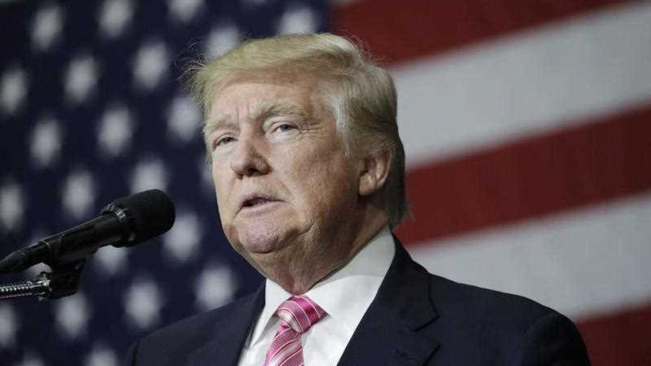 Republican presidential candidate Donald Trump