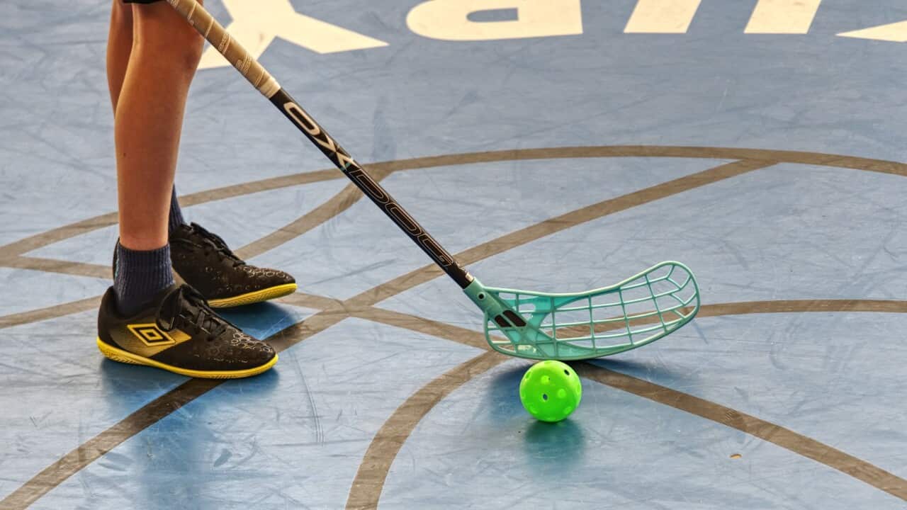 Floorball is a popular game in Australia