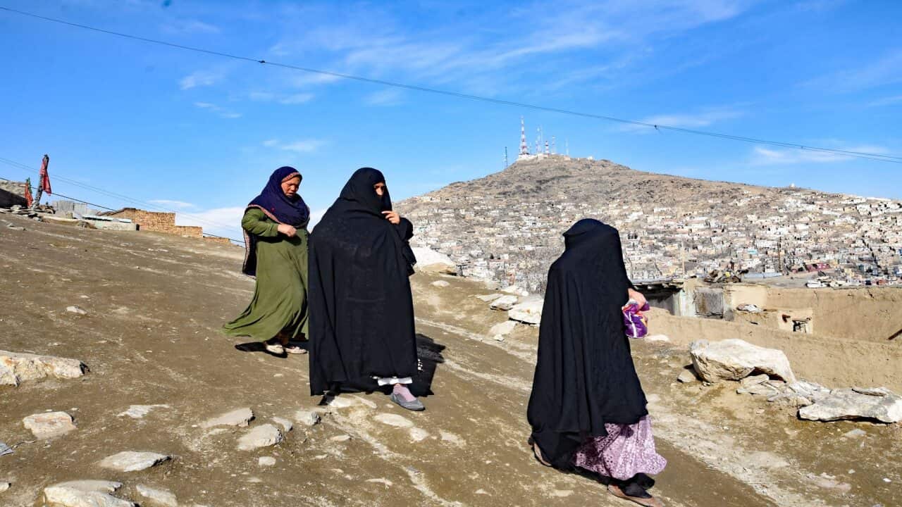 Afghan women in Kabul.