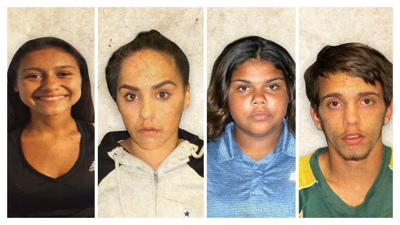 Four Aboriginal teens have been reported missing