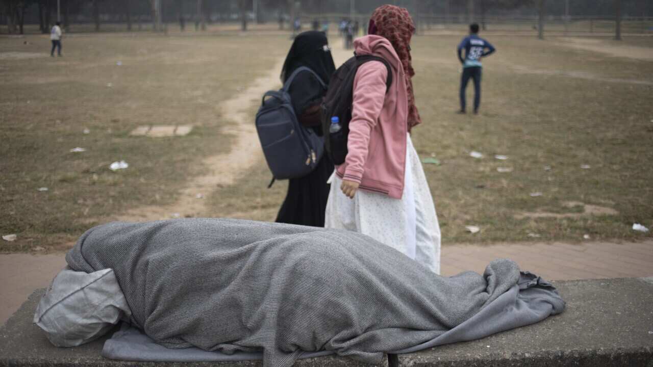 Foggy weather in Dhaka, Bangladesh - 22 Jan 2024