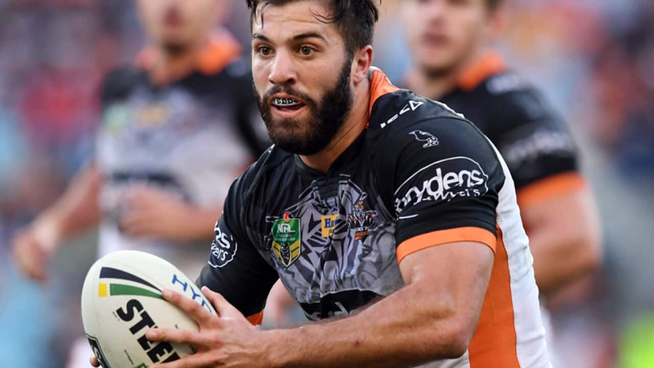 Wests Tigers fullback James Tedesco