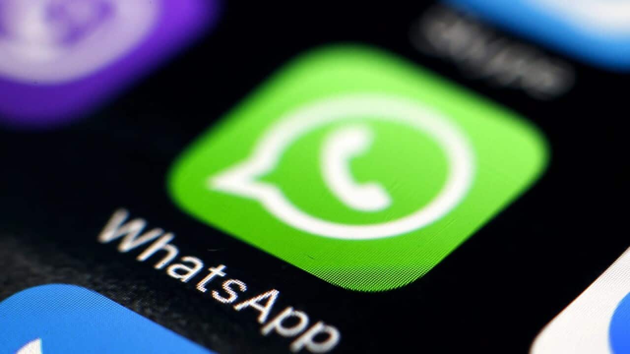 The WhatsApp messaging service