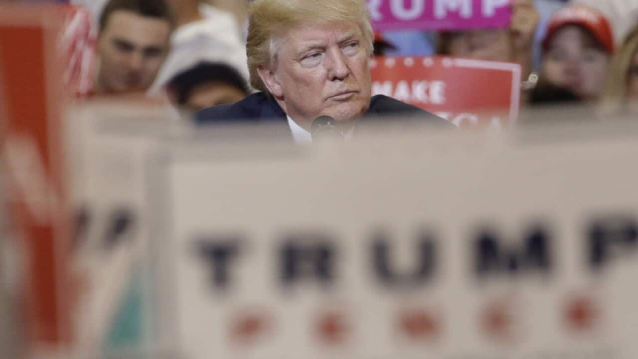 Republican presidential candidate Donald Trump