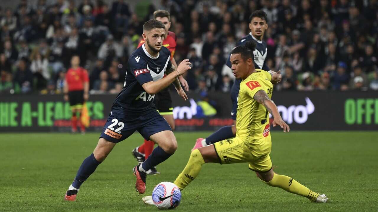 IZUZU A-Leagues Men, Semi-Final, Leg 1, Melbourne Victory FC v Wellington Phoenix FC at AAMI Park, Victoria, Australia on 12th May 2024