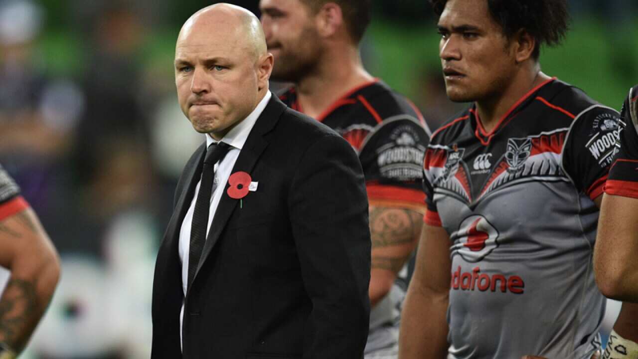 Coach of the Warriors' Andrew McFadden