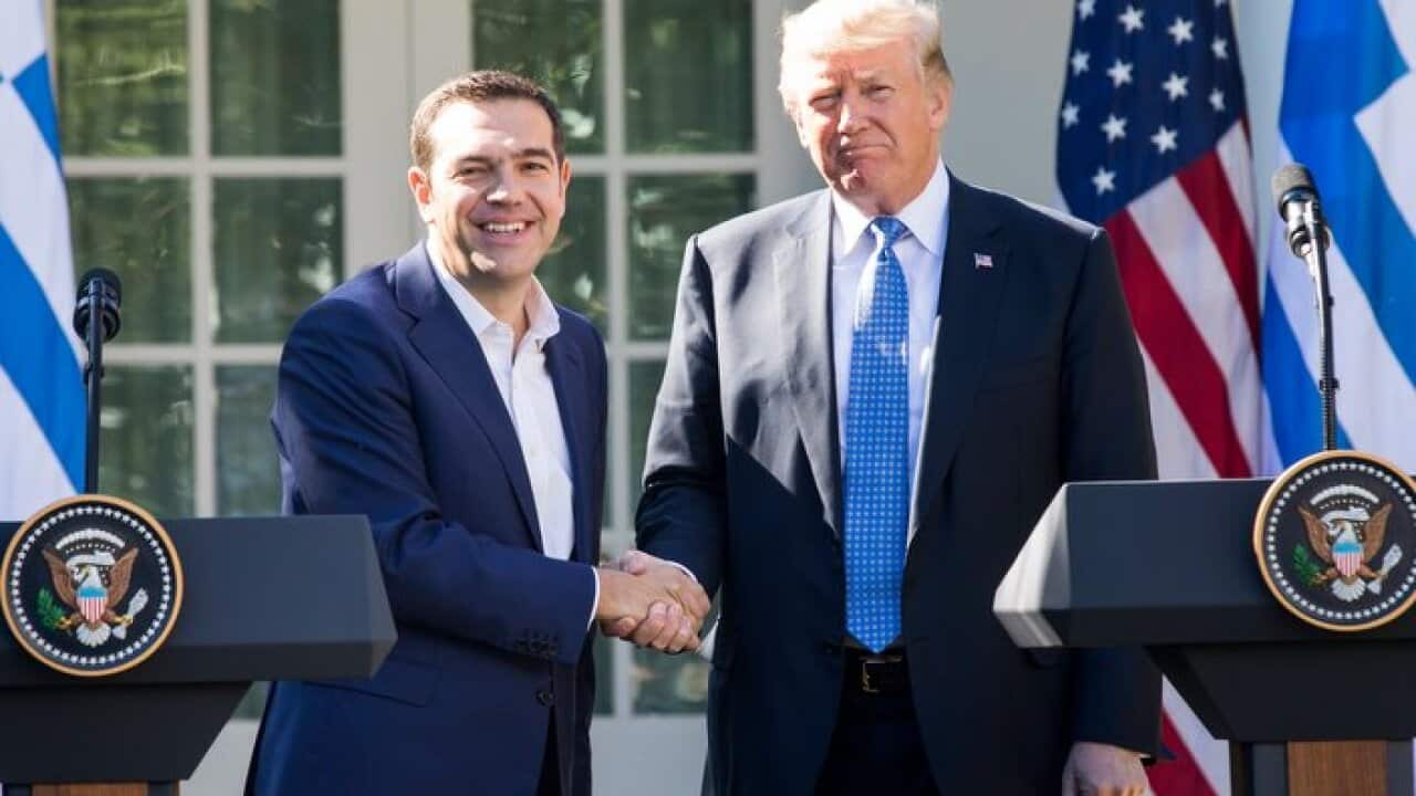 Alexis Tsipras meets Donald Trump