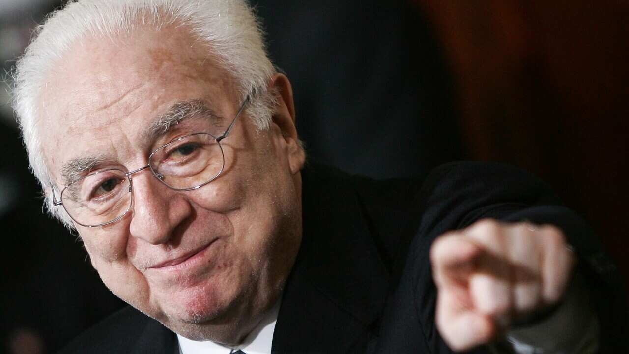 Italian senator and former President Francesco Cossiga