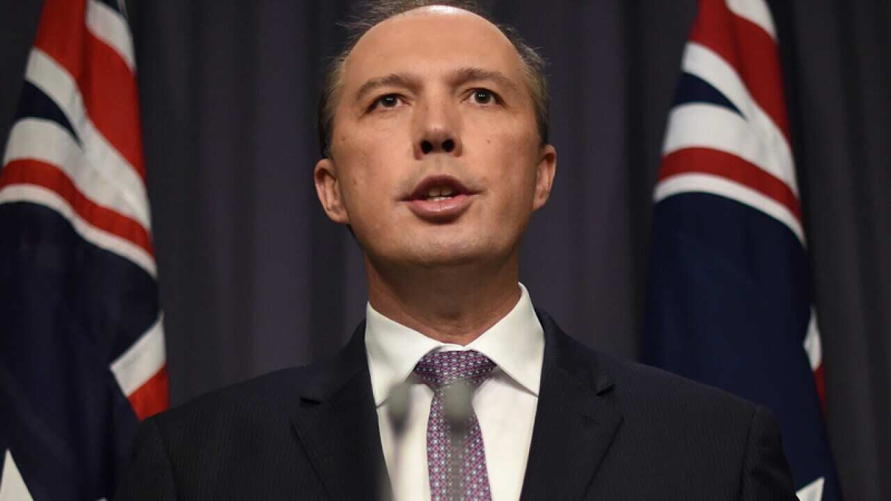 Australian Immigration Minister Peter Dutton