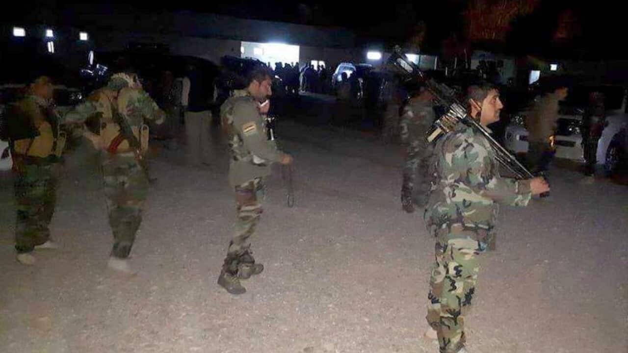 Peshmargas in Kirkuk