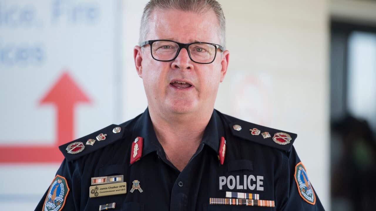 Northern Territory Police Commissioner Jamie Chalker.