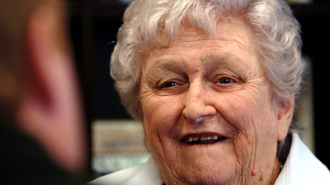 September 9, 2005 file image of Lady Flo Bjelke-Petersen at an aged care community complex 