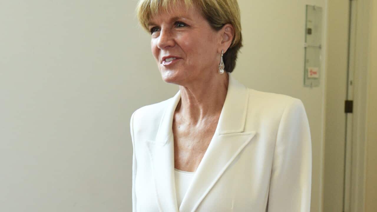 Minister for Foreign Affairs Julie Bishop