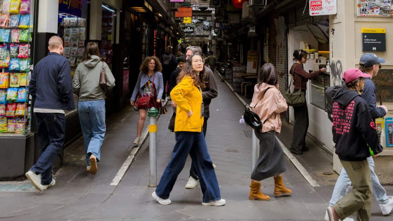 Melbourne pedestrians