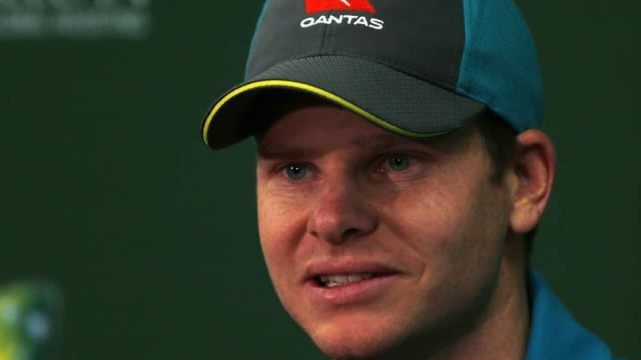 Fallen Australian cricket captain Steve Smith.