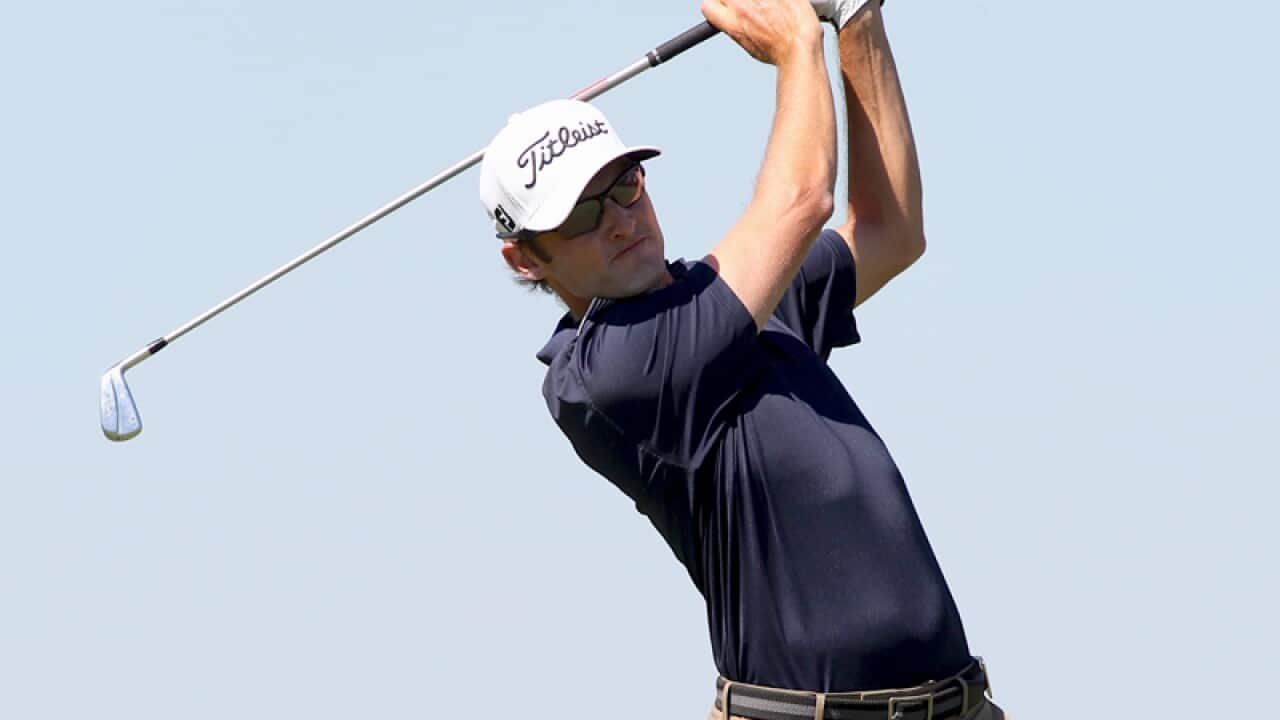Australian golfer Michael Sim.