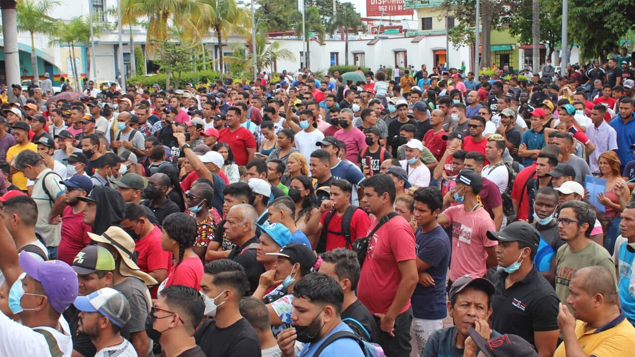 Más de 15 mil migrantes marchan hacia Estados Unidos para llamar la atención de la Cumbre de las Américas