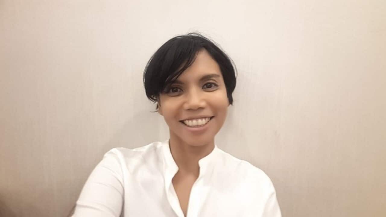 Gita W. L. Soerjoatmodjo at the Quality Assurance Institute Room, Rectorate, University of Pembangunan Jaya, 31 Jul 2019.