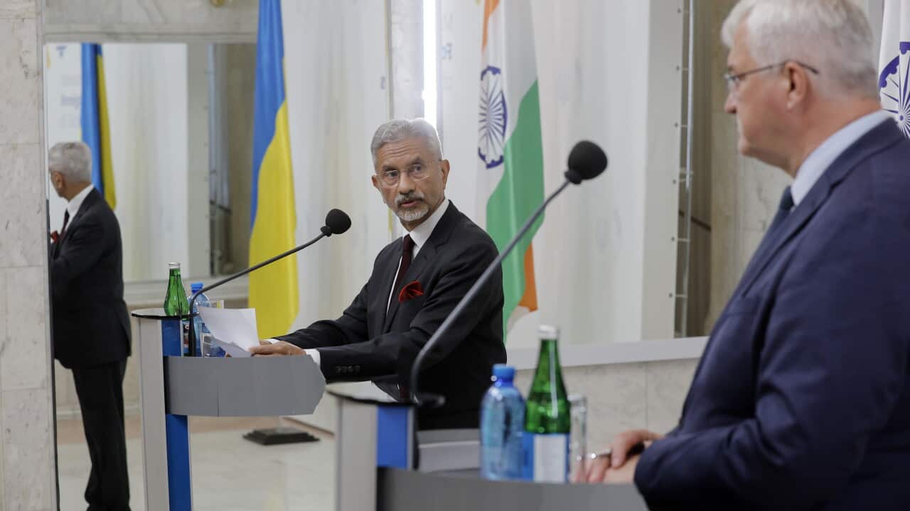 Indian Minister of External Affairs Subrahmanyam Jaishankar visits Ukraine