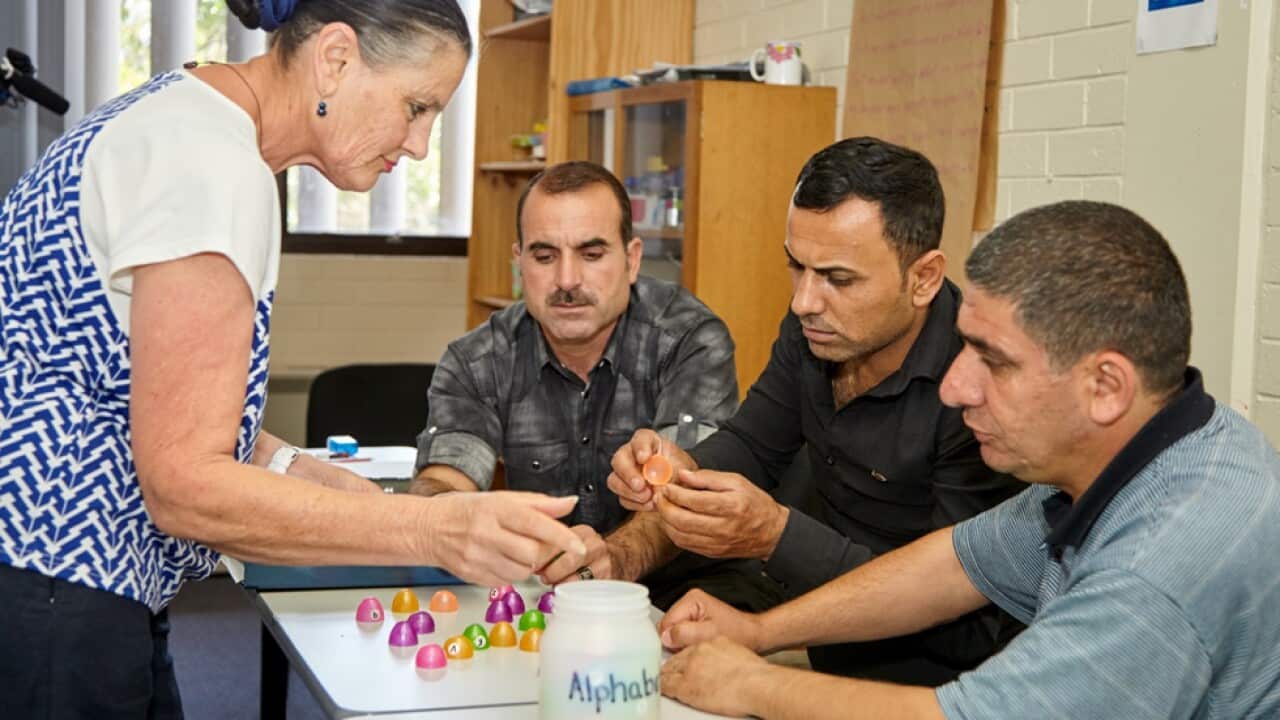 Learning the English alphabet