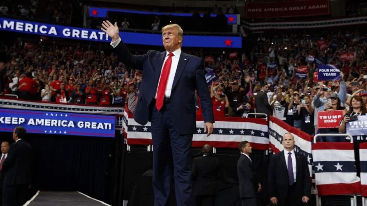 US President Donald Trump