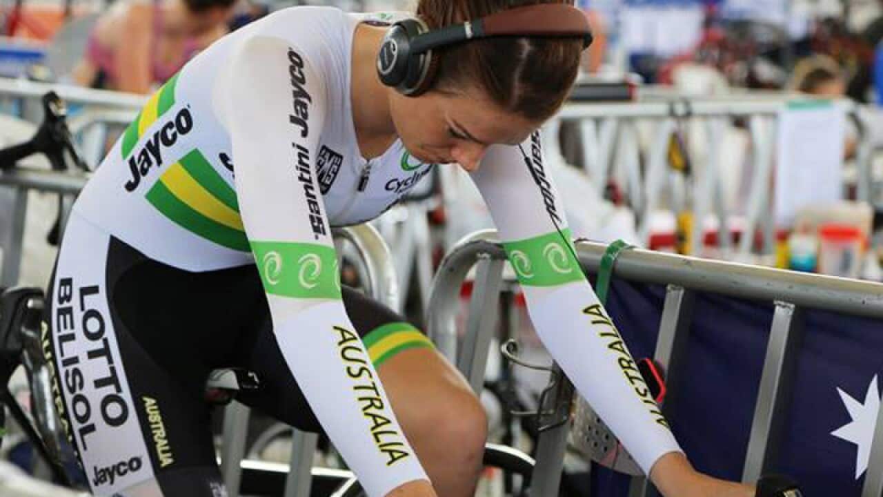 Tasmanian cyclist Amy Cure