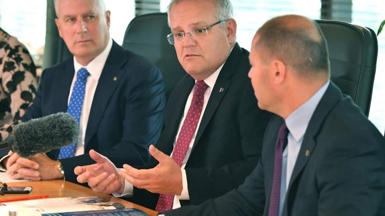 Michael McCormack, Scott Morrison, Josh Frydenberg