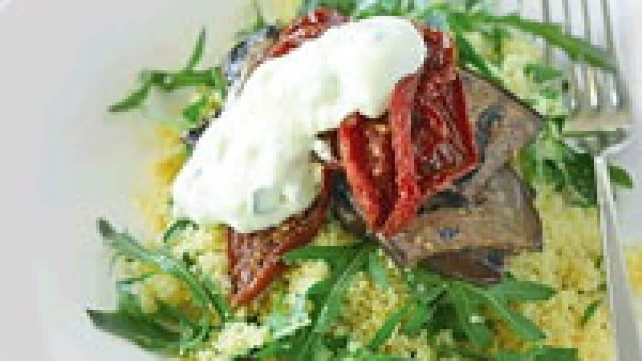 Couscous and roasted vegie salad