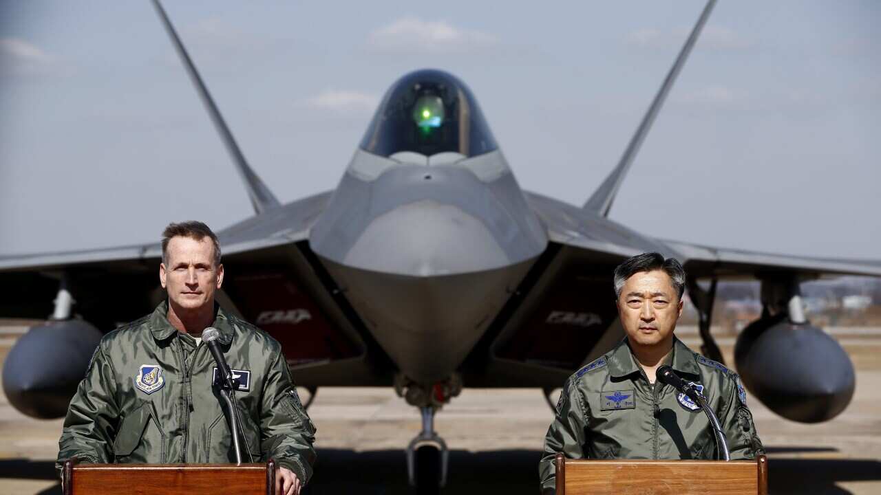 US jets over South Korea