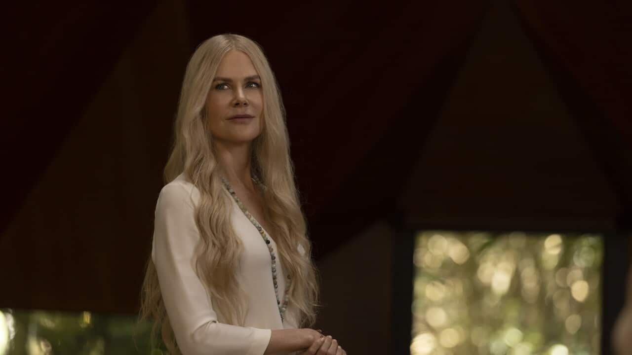 Nicole Kidman in her role as the wellness guru Masha in Nine Perfect Strangers