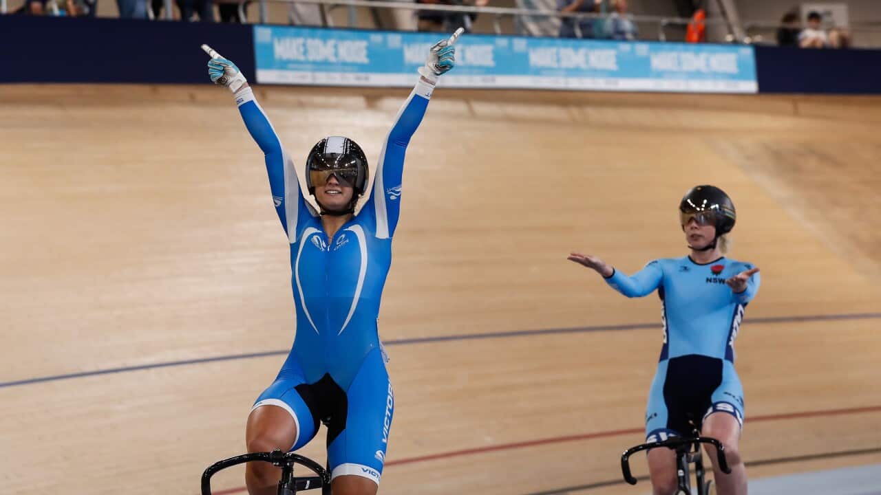 Photo credit Con Chronis. 05 April 2019, 2019 Cycling Australia Track National Championships, Anna Meares Velodrome, Brisbane, 3-6 April, 2019.