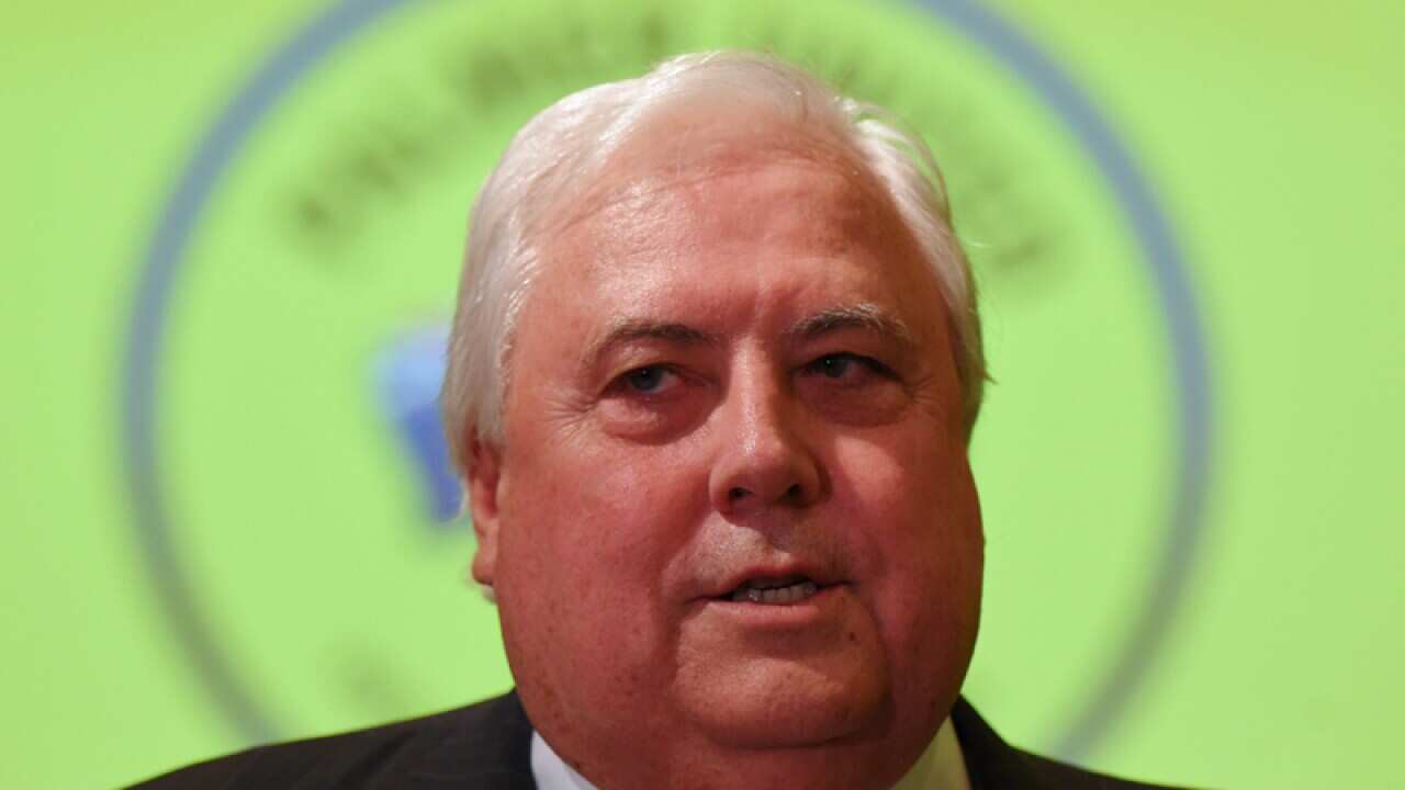 PUP leader Clive Palmer
