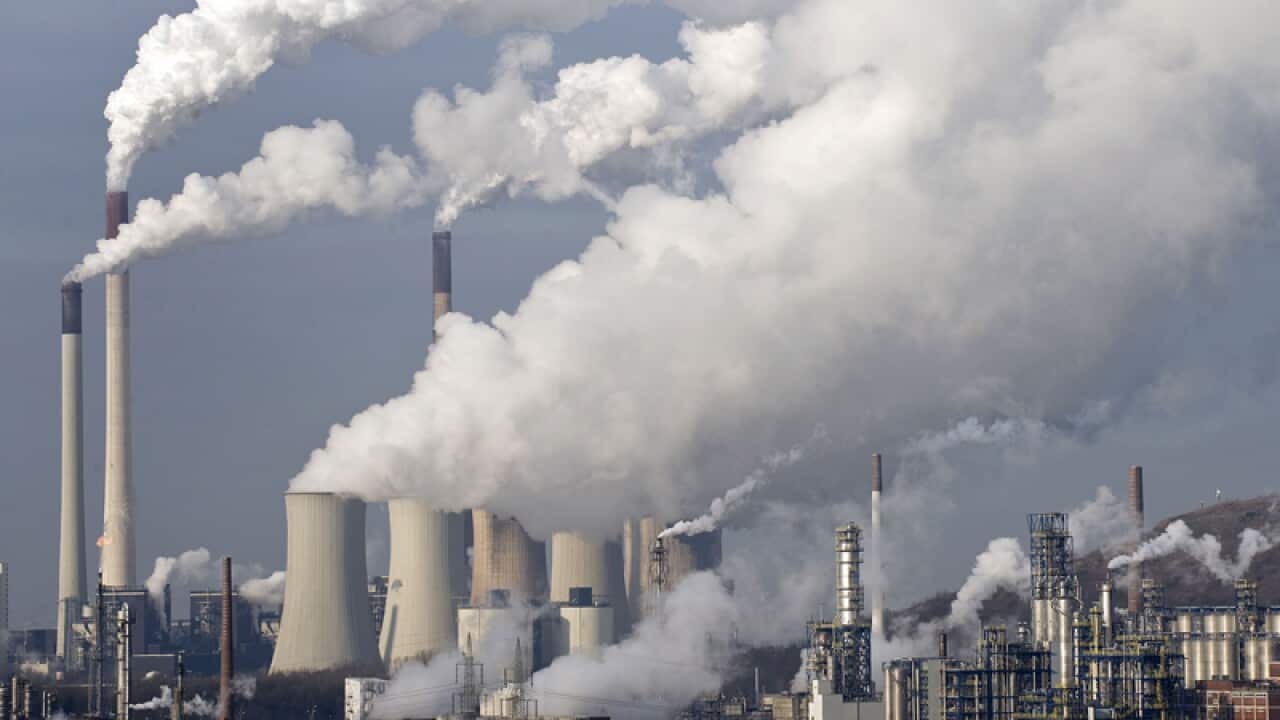 A coal burning power plant in Gelsenkirchen, Germany.